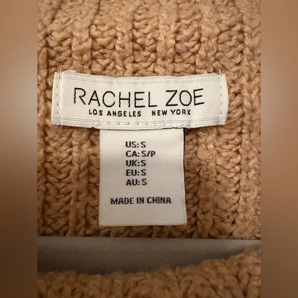 Rachel Zoe Oversized Mock Neck Chunky Knit Sweater - Picture 9 of 13